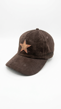 Unstructured Black Suede Hat