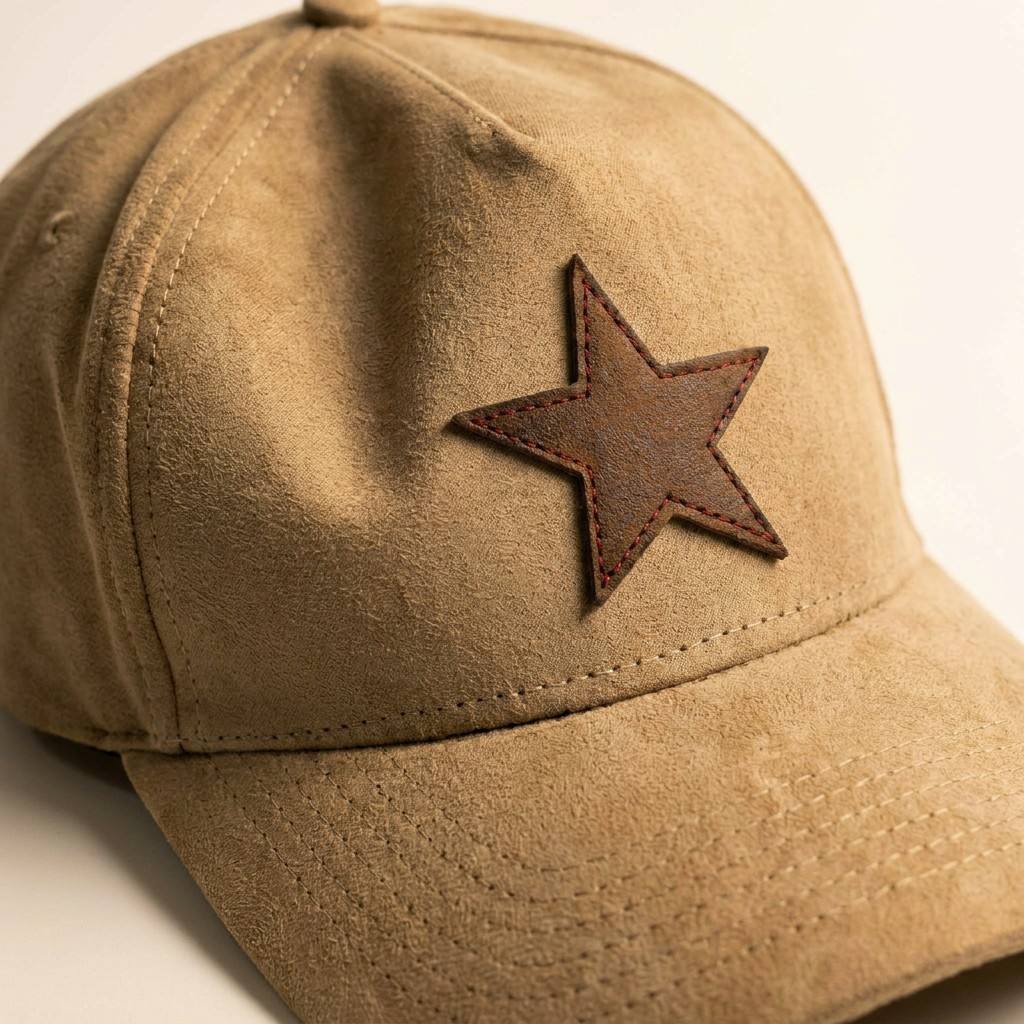 Unstructured Tan Suede Hat