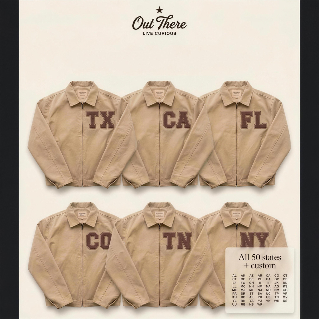 Rambler Jacket - Out There. All 50 states + custom